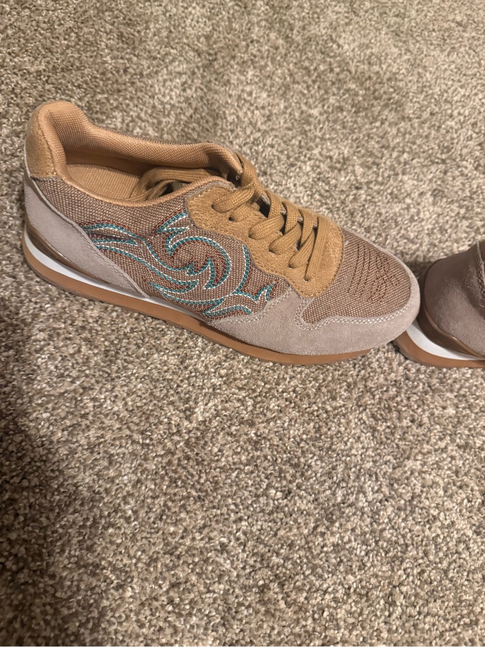 Roper Women’s Casual Tan Sneakers - Brand